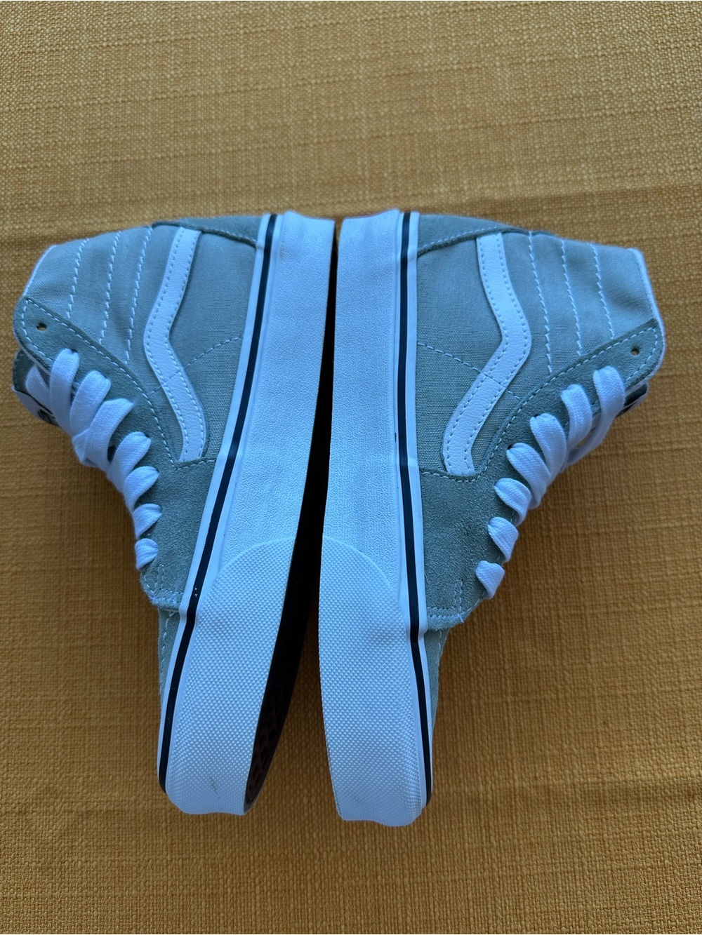 Vans Off the Wall Sage green sneakers with white sole, unisex for both sexes. - Picture 5 of 16
